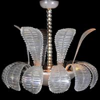 Large Chandelier, Manner of Barovier & Toso - Sold for $1,690 on 05-25-2019 (Lot 246).jpg